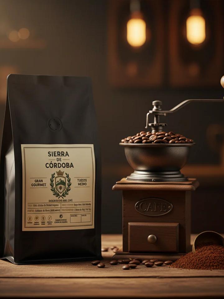 Bolsa Sierra de Córdoba con molino y granos