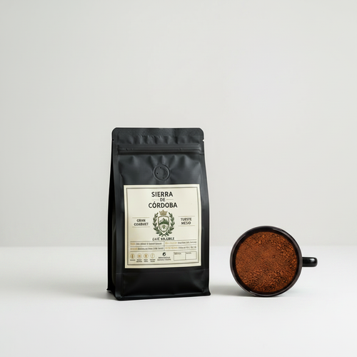 Café Soluble Sierra de Córdoba con taza